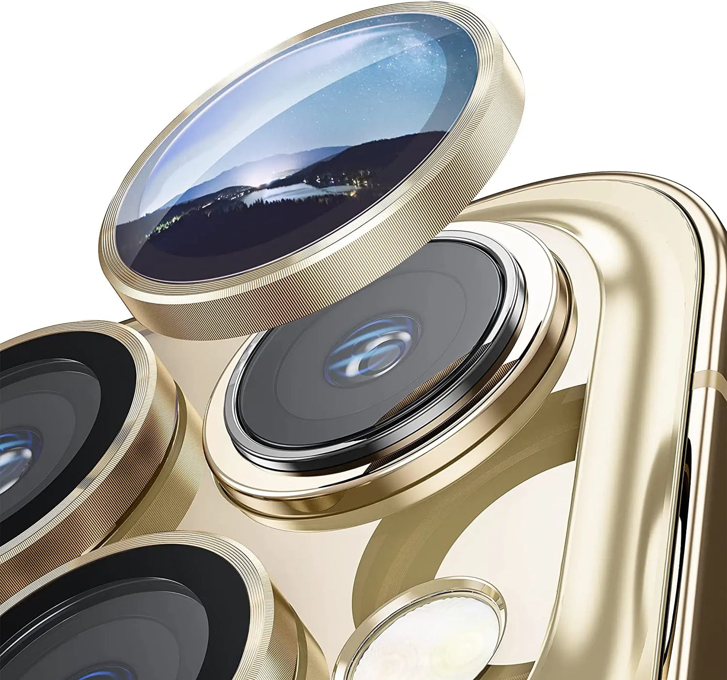 Glitter Diamond Rhinestone Camera Lens Protector for iPhone