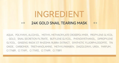 LAIKOU 24K Gold Snail Collagen Peel-Off Mask