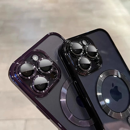 Luxury Magnetic MagSafe Clear Case for iPhone