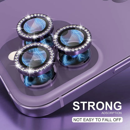 Glitter Diamond Rhinestone Camera Lens Protector for iPhone