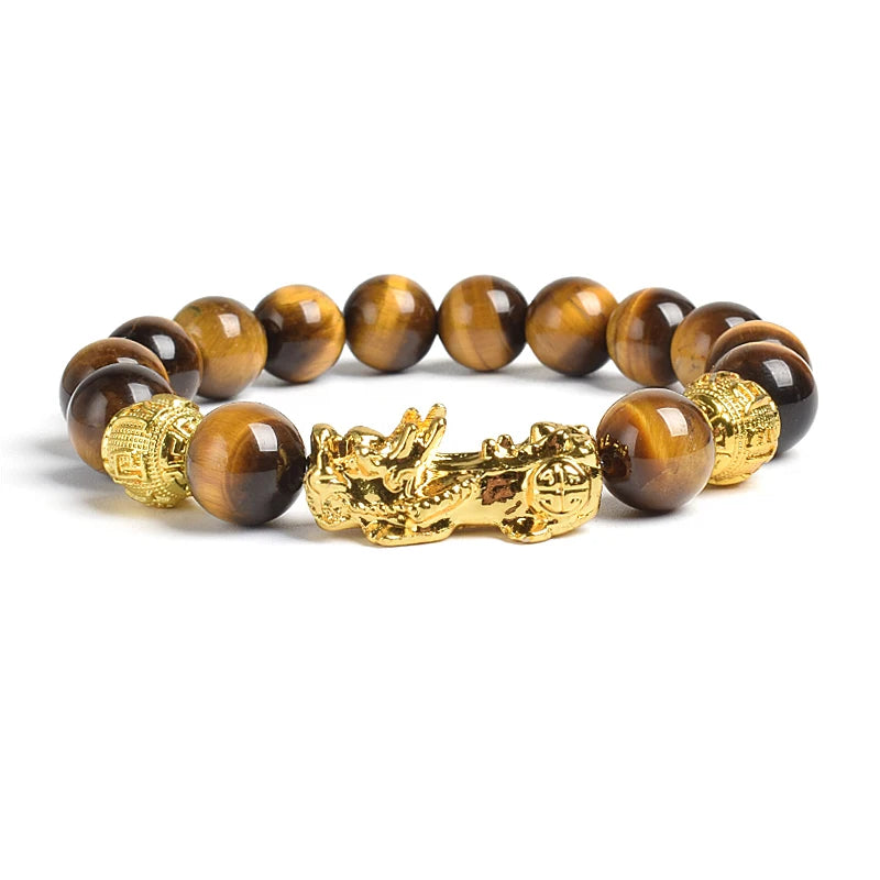 Tiger Eye Stone Beads Bracelet