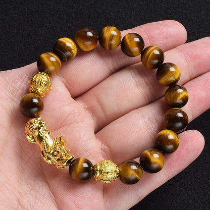 Tiger Eye Stone Beads Bracelet