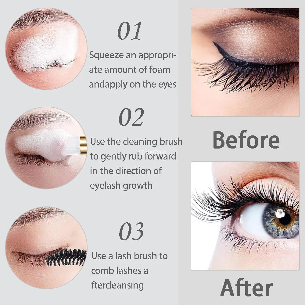 Mousse Eyelash Cleaning Kit