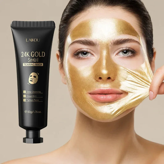 LAIKOU 24K Gold Snail Collagen Peel-Off Mask