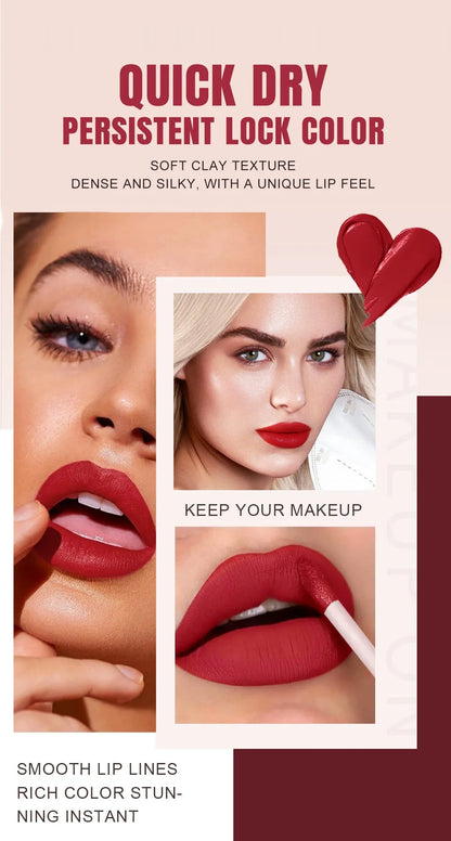 6 Colors Waterproof Liquid Lipstick