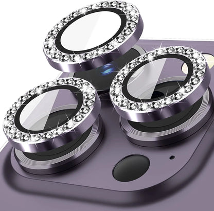 Glitter Diamond Rhinestone Camera Lens Protector for iPhone