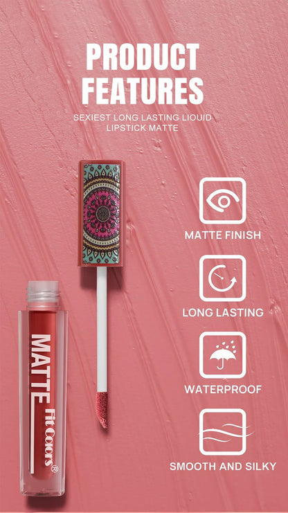 6 Colors Waterproof Liquid Lipstick