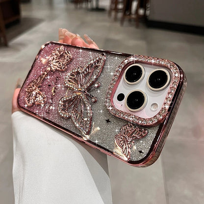 Diamond Butterfly Phone Case for iPhone