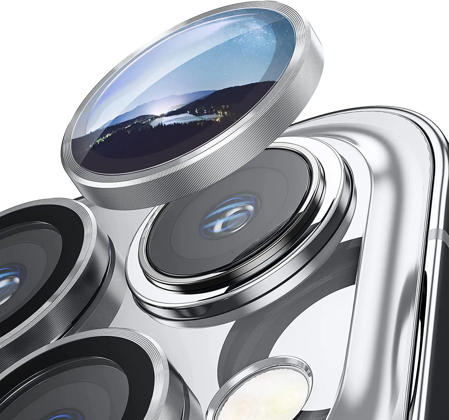 Glitter Diamond Rhinestone Camera Lens Protector for iPhone