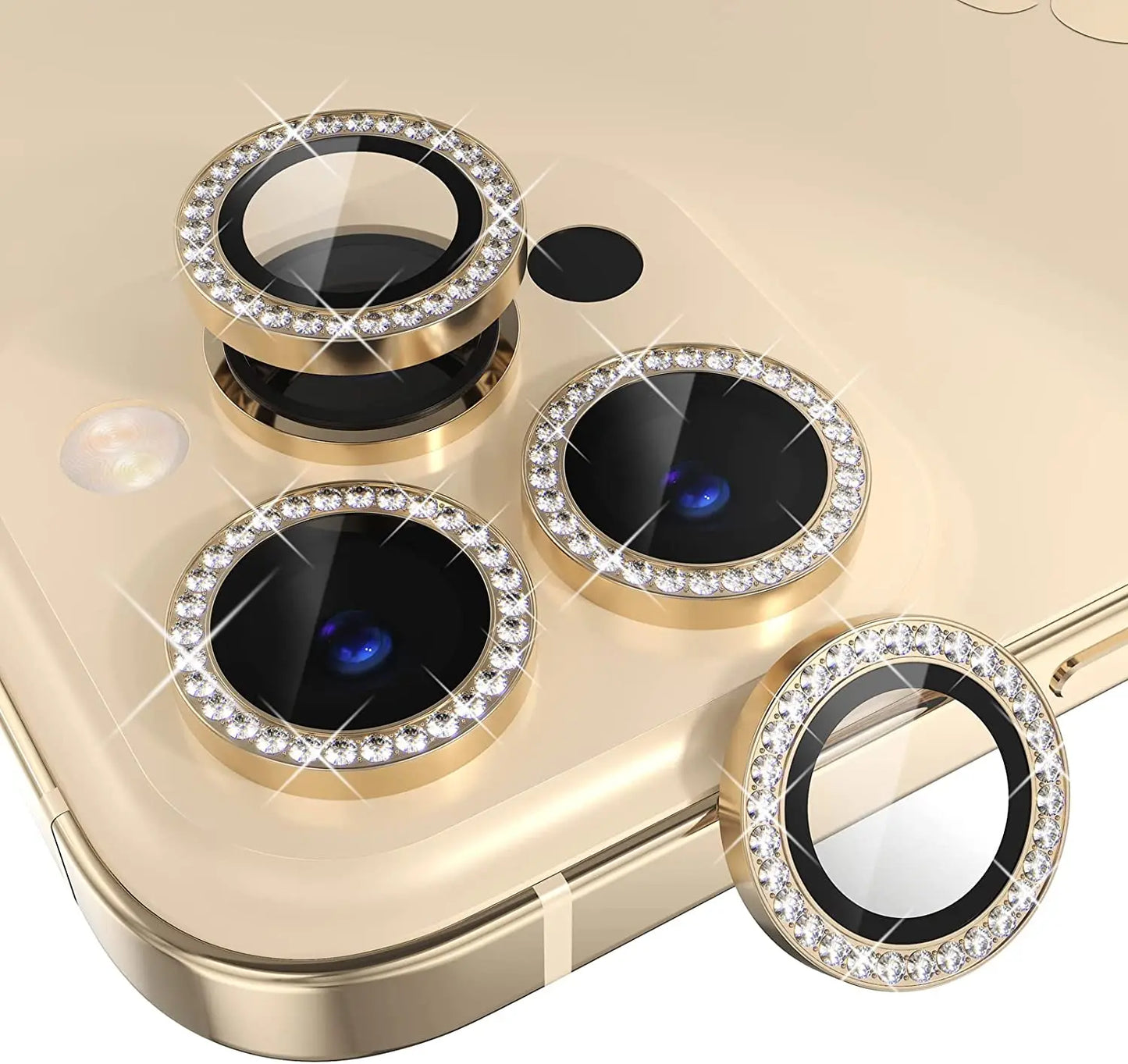 Glitter Diamond Rhinestone Camera Lens Protector for iPhone
