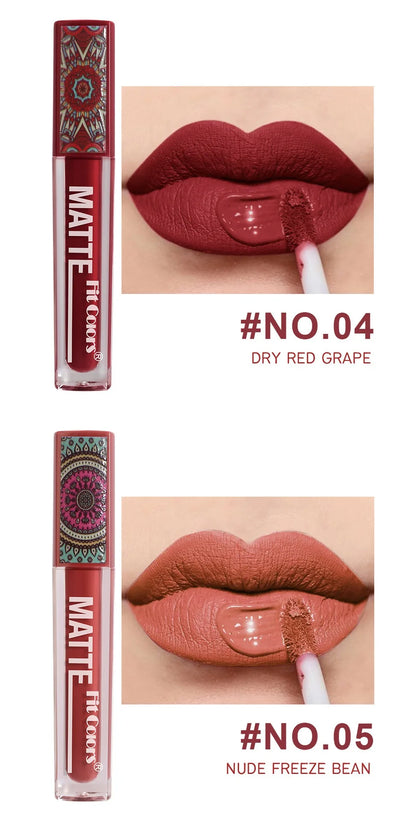 6 Colors Waterproof Liquid Lipstick