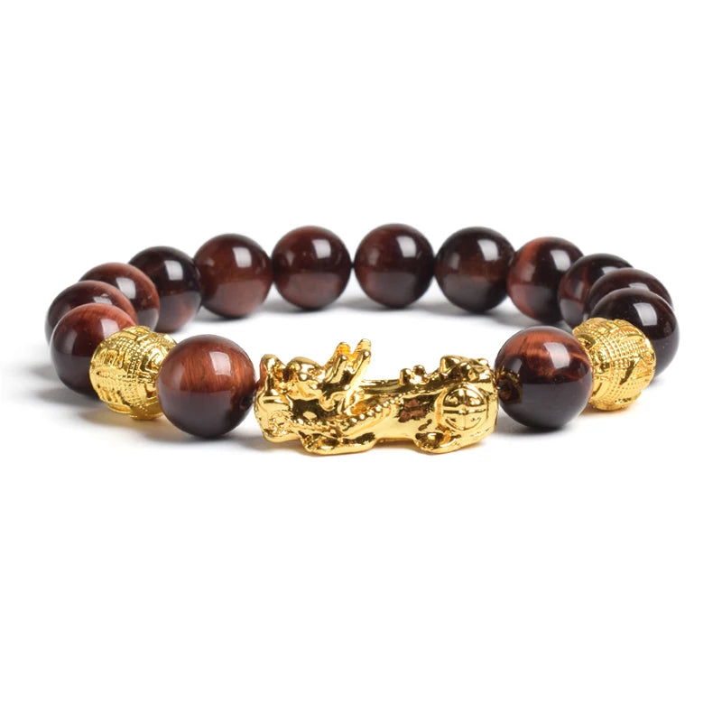 Tiger Eye Stone Beads Bracelet