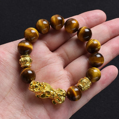 Tiger Eye Stone Beads Bracelet
