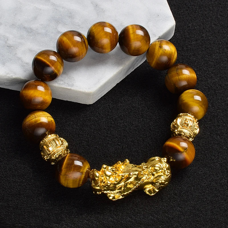 Tiger Eye Stone Beads Bracelet