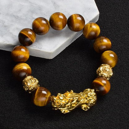 Tiger Eye Stone Beads Bracelet