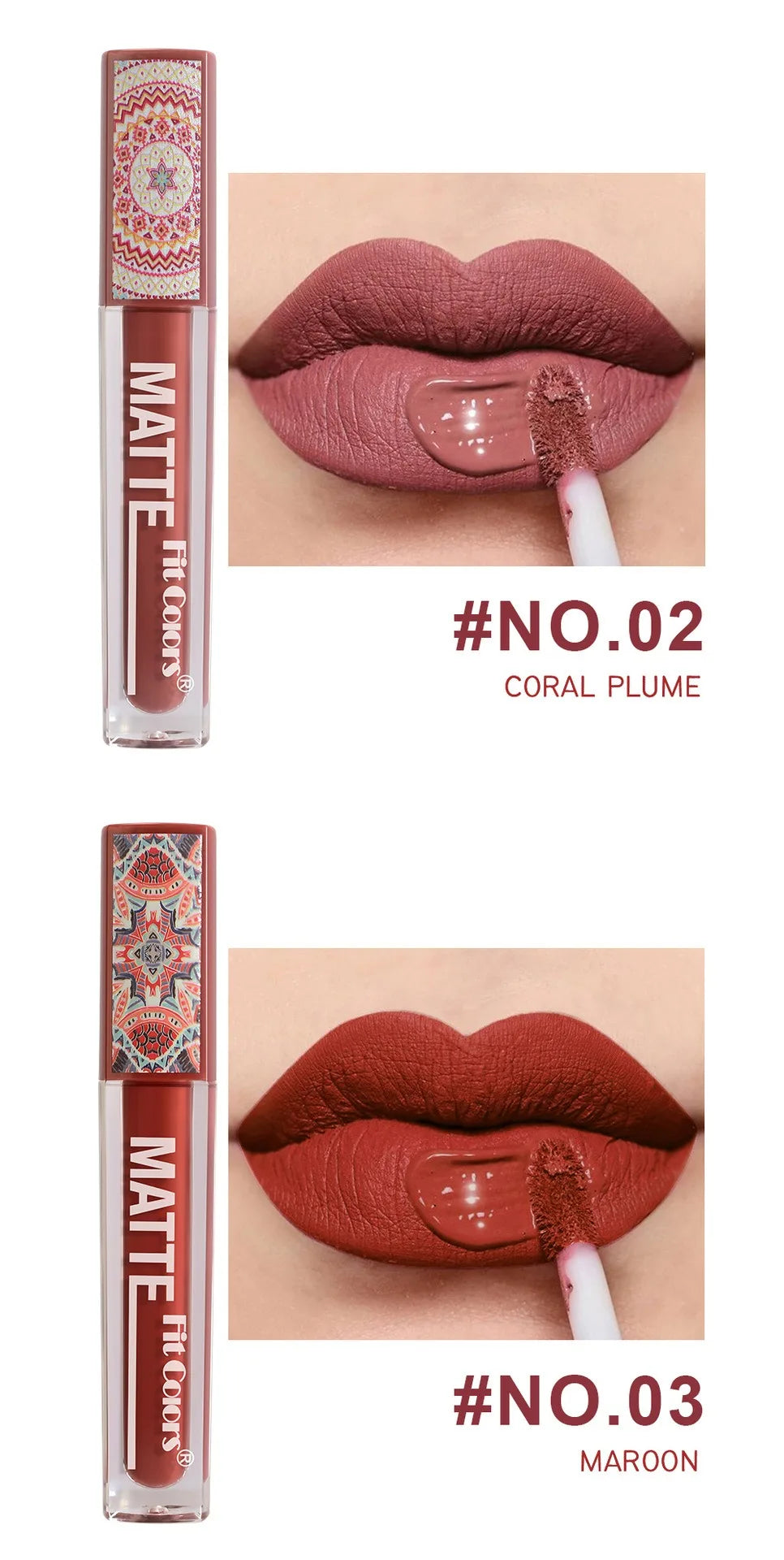 6 Colors Waterproof Liquid Lipstick