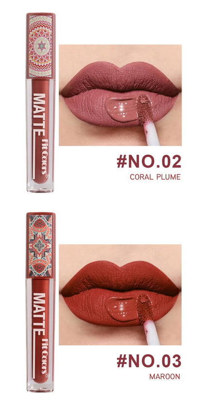 6 Colors Waterproof Liquid Lipstick