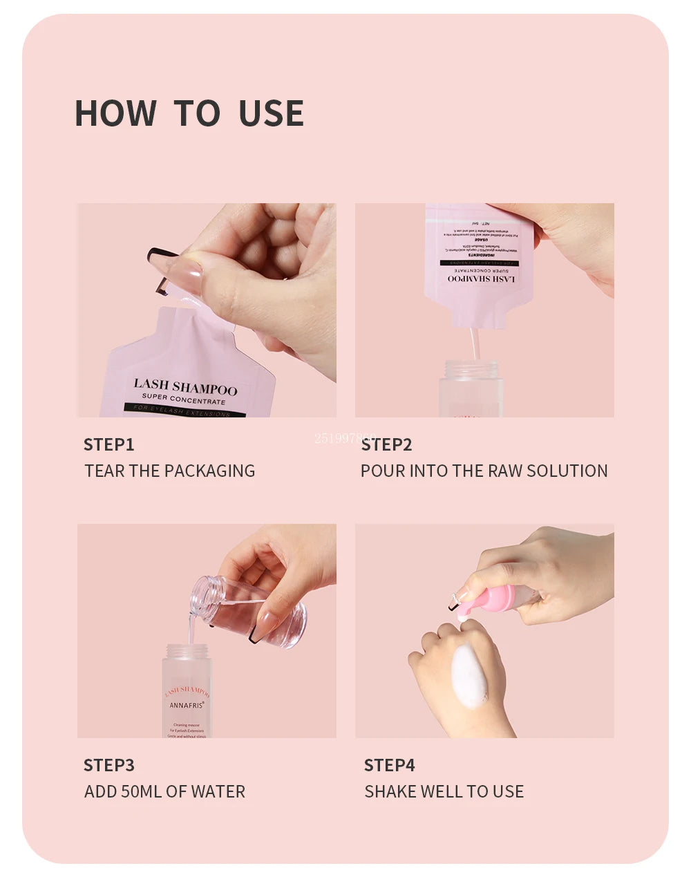 Mousse Eyelash Cleaning Kit