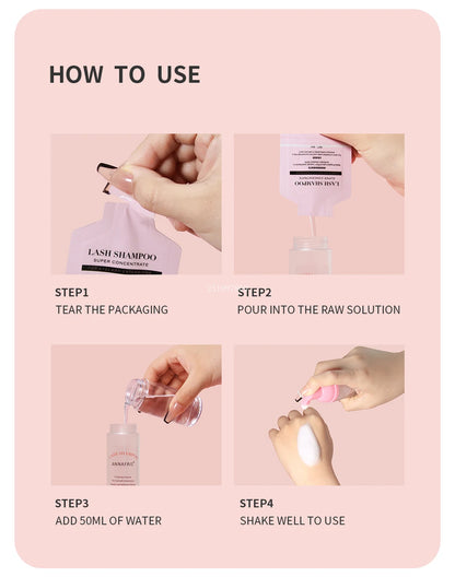 Mousse Eyelash Cleaning Kit