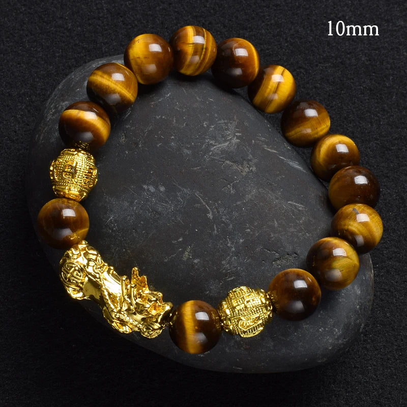 Tiger Eye Stone Beads Bracelet