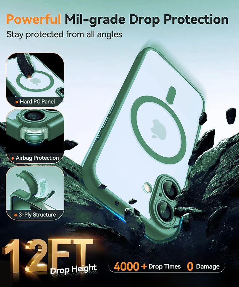 Magnetic Luxury Armor Case