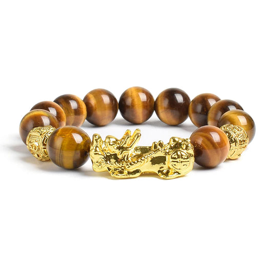 Tiger Eye Stone Beads Bracelet