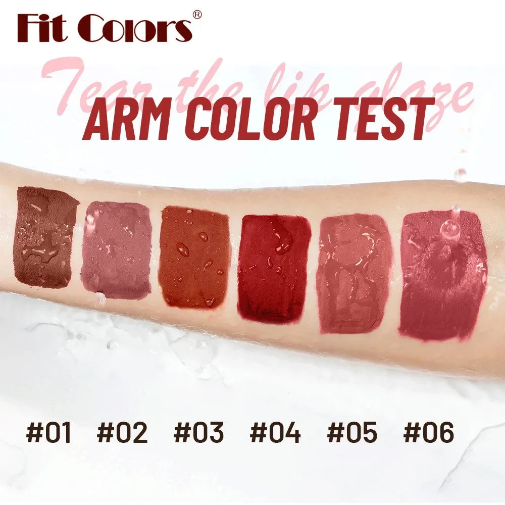 6 Colors Waterproof Liquid Lipstick